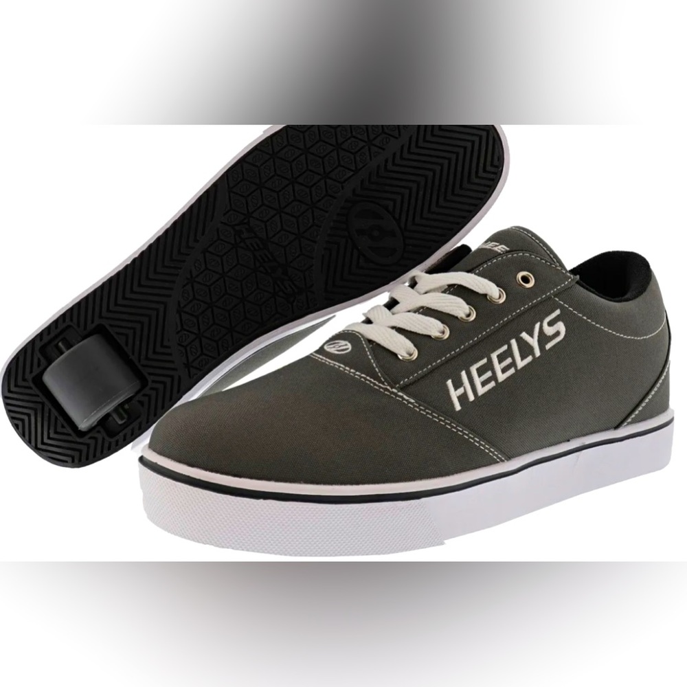 HEELYS MEN'S PRO 20 CANVAS SKATE SHOES Size 9 Gray/White